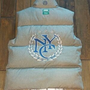 Puma X Rhuigi Rhude Full Zip Duck Down Puffer Vest Men's NYC Sz Medium